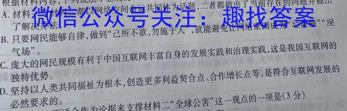 2023年陕西省初中学业水平考试冲刺卷语文