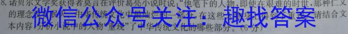 2023年高考冲刺模拟试卷(七)语文