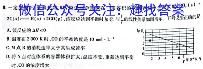 2022-2023学年安徽省八年级下学期阶段性质量检测（七）化学