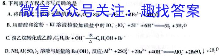 2022-2023学年陕西省八年级期中教学质量检测(23-CZ162b)化学