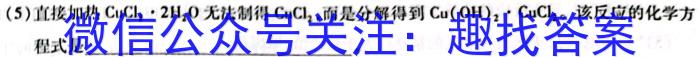 安徽第一卷·2022-2023学年安徽省七年级下学期阶段性质量监测(六)化学