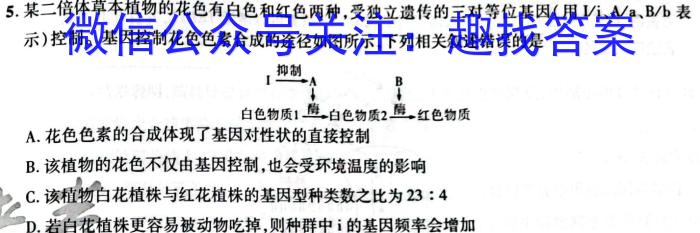 2023年普通高等学校招生全国统一考试仿真模拟卷(二)生物