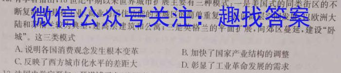 西南大学附中2022-2023学年度高一下期期中历史