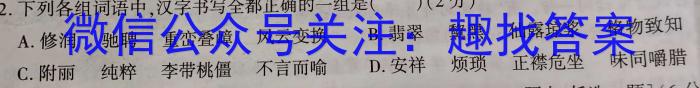 2023届衡水金卷先享题·临考预测卷 新高考B语文