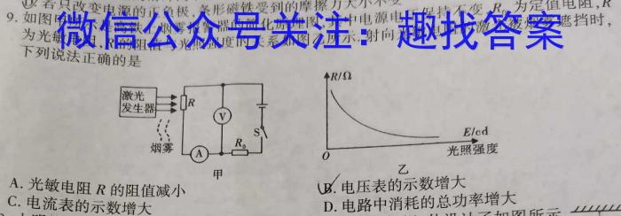 ［张家口二模］张家口市2023年高三年级第二次模拟考试l物理