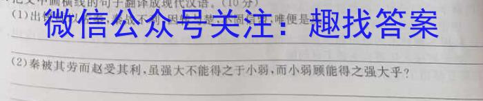 衡水金卷先享题压轴卷2023答案 新高考一语文