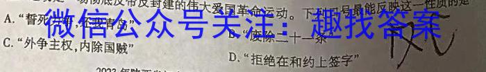 怀仁一中高三年级第四次模拟考试(23602C)历史