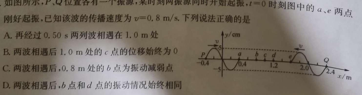 2023年三好网985核心密卷(二)-物理