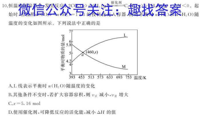 2023届衡水金卷先享题压轴卷(二)广东专版化学
