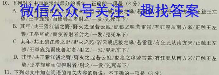 2023年普通高等学校招生全国统一考试猜题信息卷(新高考)(一)语文