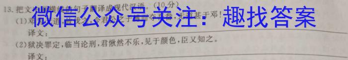 2023届全国普通高等学校招生统一考试 JY高三冲刺卷(二)语文