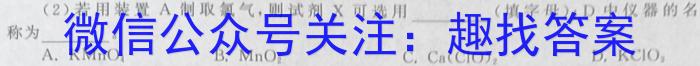 江西省九江市2023年初中学业水平考试复习试卷（一）化学