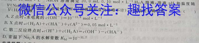 师大名师金卷2023年陕西省初中学业水平考试（三）化学