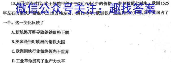 [泰安二模]山东省泰安市2024-2023学年高三二轮检测历史