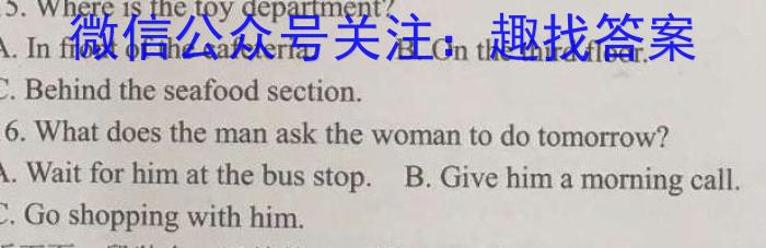 2024届广东高二年级4月联考英语试题