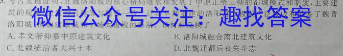 2023年湖南大联考高三年级4月联考（478C·HUN）&政治