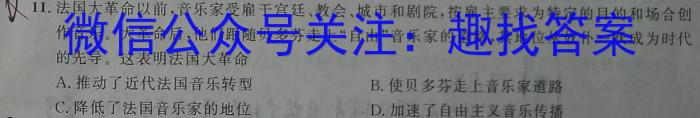 天一大联考·安徽卓越县中联盟 2024-2023学年(下)高二阶段性测试(期中)历史
