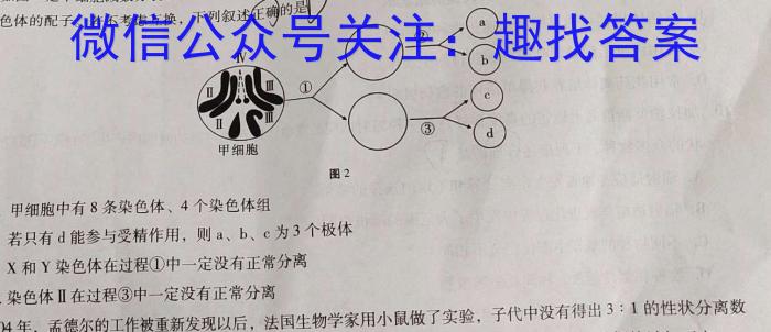 安康市2023届高三年级第三次质量联考生物试卷答案
