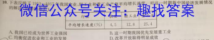 ［吕梁二模］山西省吕梁市2023届高三第二次模拟历史