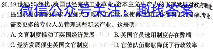 河南省三门峡2022-2023学年度下学期高二期末质量检测政治s