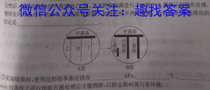 2023年河南六市高三年级4月联考生物