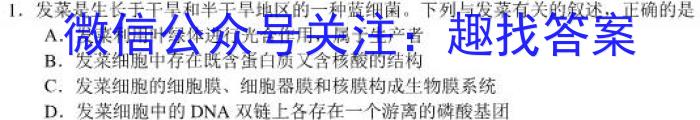 天一大联考 齐鲁名校联盟2022-2023学年高三年级第二次联考生物试卷答案