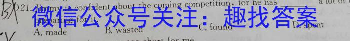 安徽省合肥市庐江县2023届初中毕业班第二次教学质量抽测英语