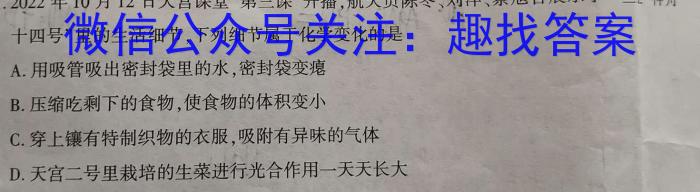 2023年江西省南昌市中考一模化学