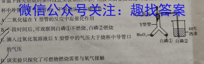 山西省2023年中考导向预测信息试卷（五）化学