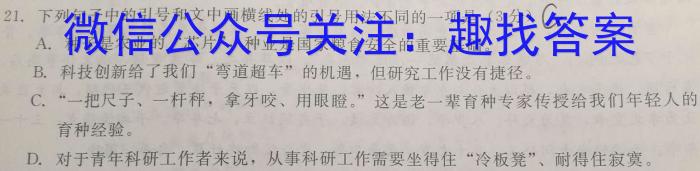 贵州省2023届贵阳一中高考适应性月考(七)(白黑白白黑白黑)语文