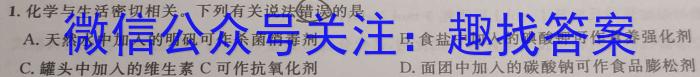 2023届陕西省第五次模拟考试化学