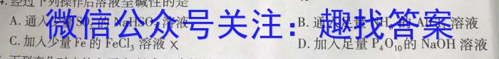 2023年云南大联考4月高一期中考试（23-412A）化学