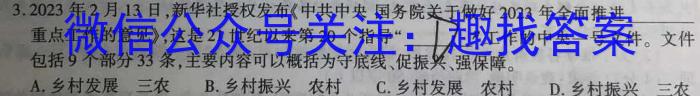 衡水金卷先享题压轴卷2023答案 老高考A三s地理