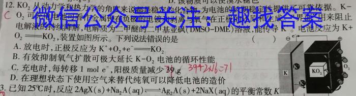 陕西省2023年最新中考模拟示范卷（八）化学