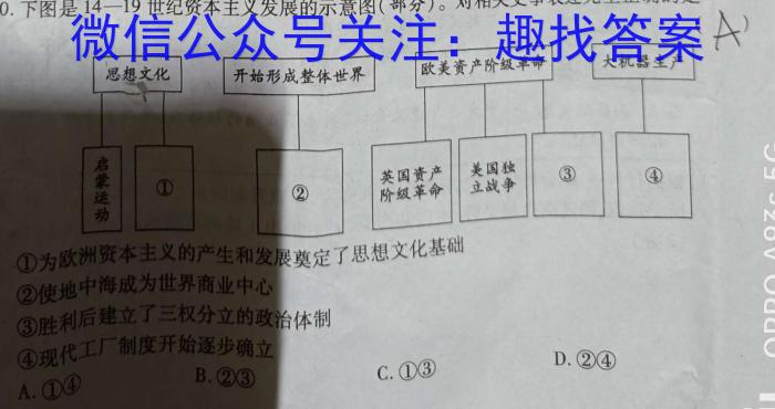2023年普通高等学校招生全国统一考试 23(新高考)·JJ·YTCT 金卷·押题猜题(八)历史