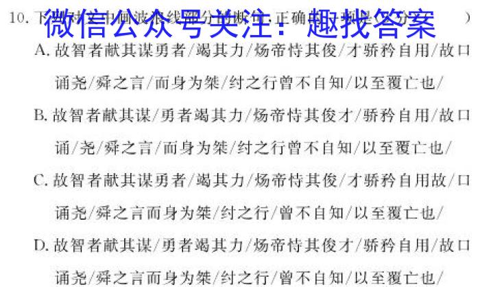 河南省2023年新野县九年级第一次模拟考试（23-CZ123c）语文