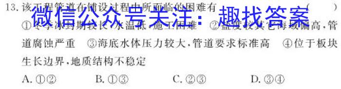 2023年陕西省初中学业水平考试·全真模拟（六）s地理