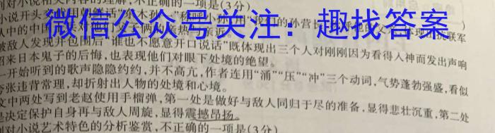 ［滁州二模］滁州市2023年高三第二次教学质量监测语文