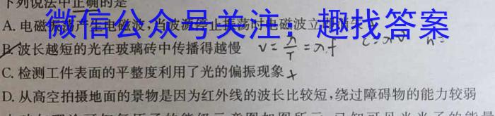 2023年赣州市十六县（市）高三年级二十校期中联考（4月）q物理