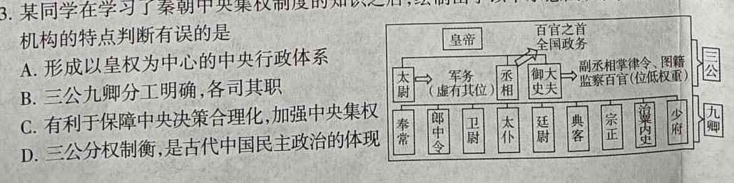 2023届普通高等学校招生全国统一考试冲刺预测XKB-TY-EX-E(1-6)政治y