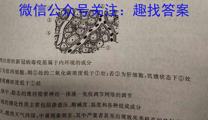 2023年广东省大湾区高三年级4月联考生物