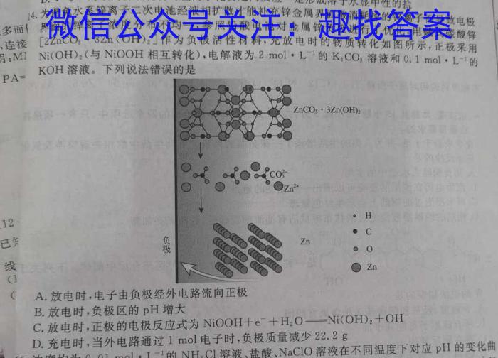 2023年陕西省初中学业水平考试·全真模拟（五）化学