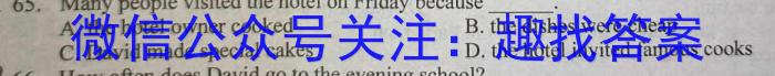 陕西省2023年初中学业水平监测试题（三）A版英语