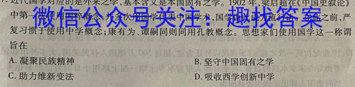 2023衡水金卷先享题压轴卷答案 新高考A一历史