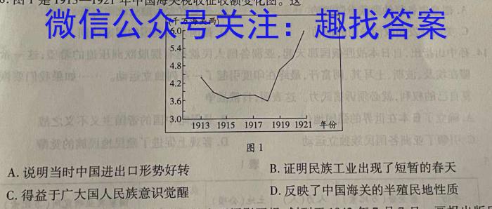 吉林省梅河口市第五中学2022-2023第二学期高三三模历史