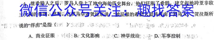 衡水金卷先享题信息卷2023答案 新教材XA五历史试卷