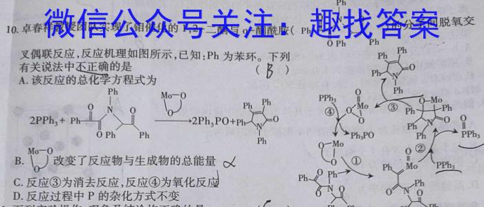 2023年陕西省初中学业水平考试·冲刺压轴模拟卷（三）化学