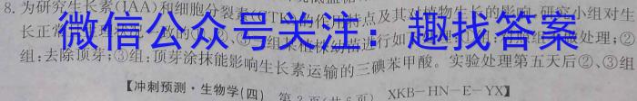 河北省2022~2023八年级下学期期中综合评估 6L R-HEB生物试卷答案