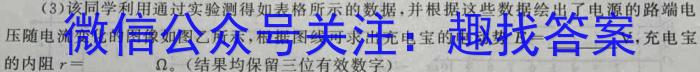 安徽省2023年无为市九年级中考模拟检测（二）l物理