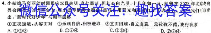 2023届中考导航总复习·模拟·冲刺卷(五)5s地理